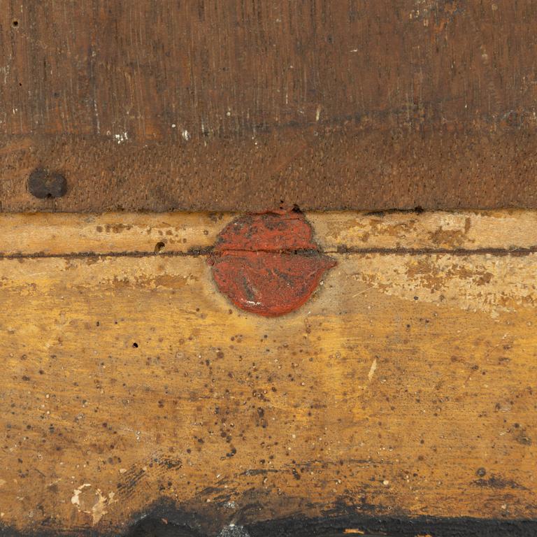 Spegel med konsolbord, nyrokoko, 1800-talets andra hälft.