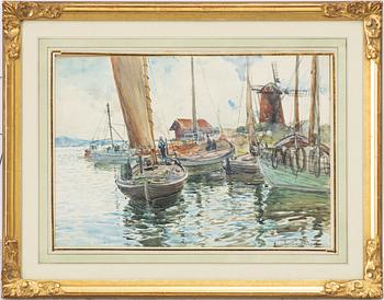 Anna Gardell-Ericson, Harbour scene.