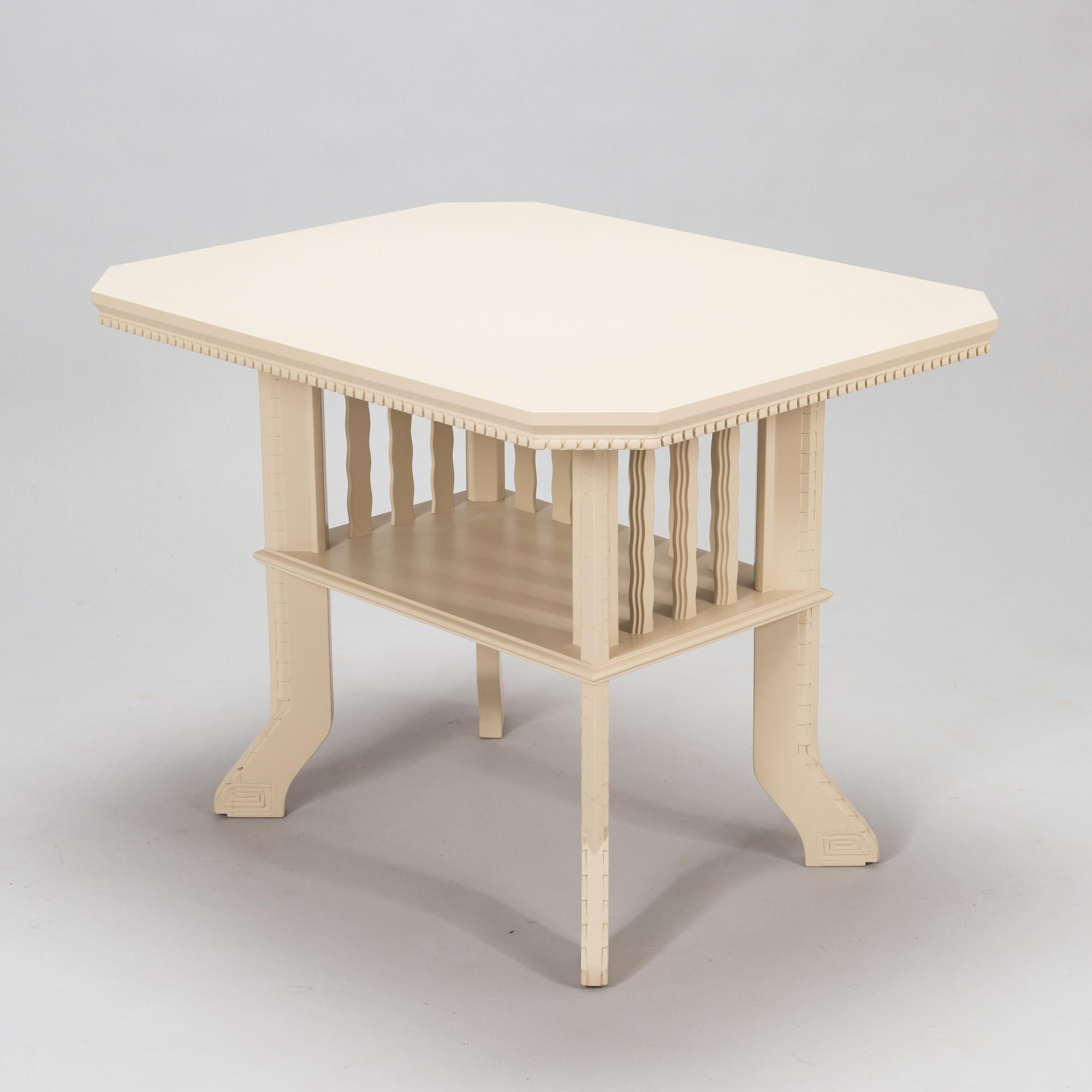 Eliel Saarinen, bord, "White Suite (Hvitträsk)", Adelta 1980-tal.