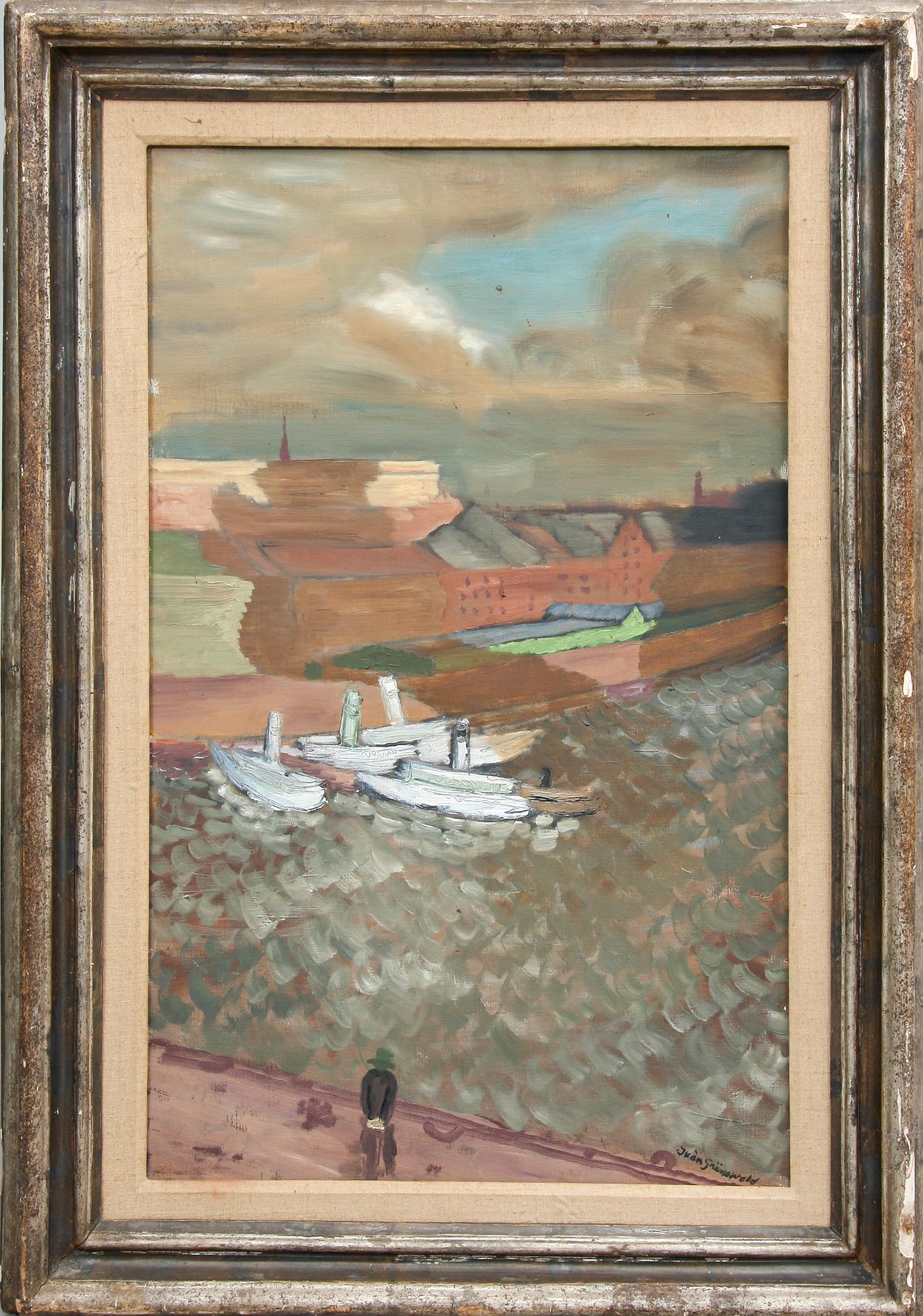 IVAN GRÜNEWALD, olja på duk, sign.