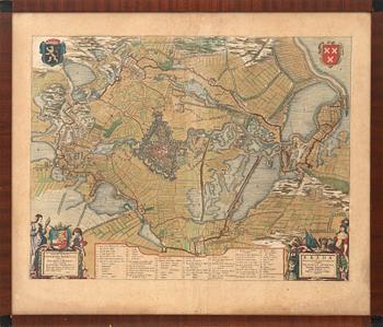 Karta, "Breda", 1700-tal.