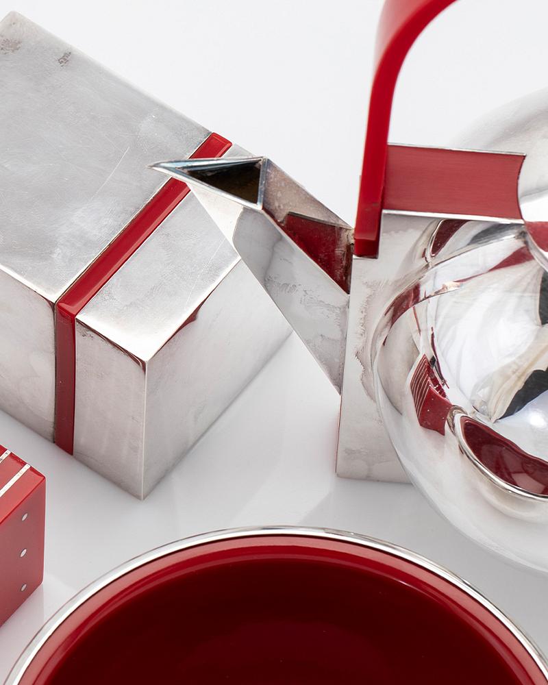 Silver and Acrylic – Three Masters