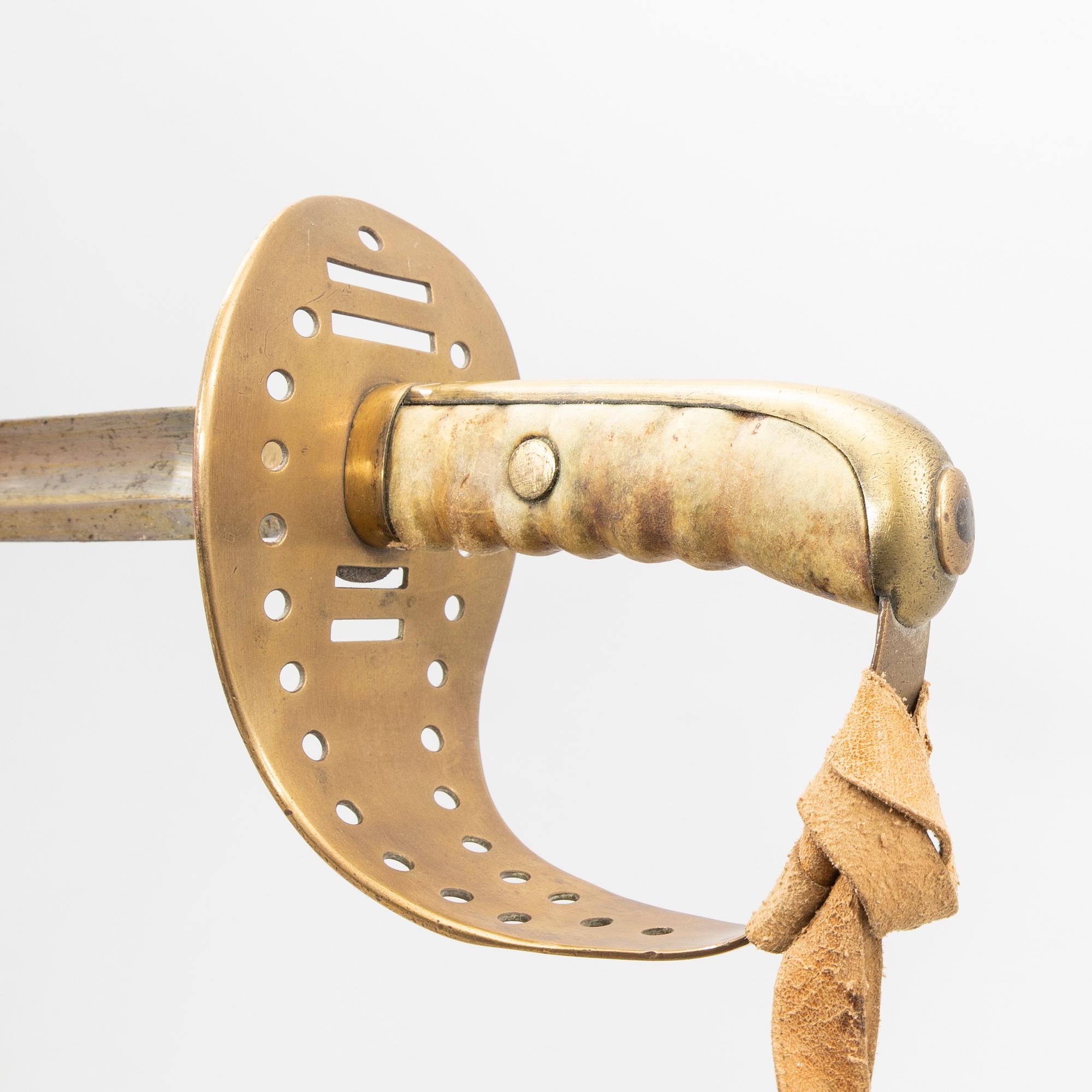 Two Swedish cavalry sabres, 1867 pattern.