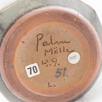 Rolf Palm, a signed stoneware vase.