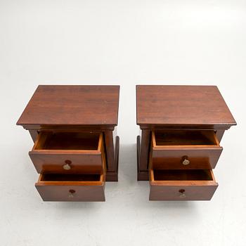 Nightstands, a pair, Grange, France.