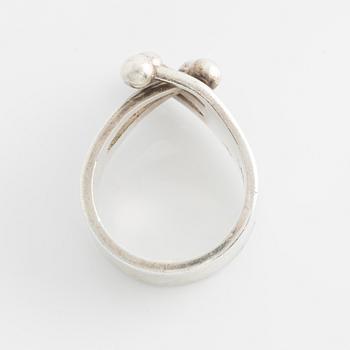 Anna Greta Eker, ring, sterling silver, Norway.