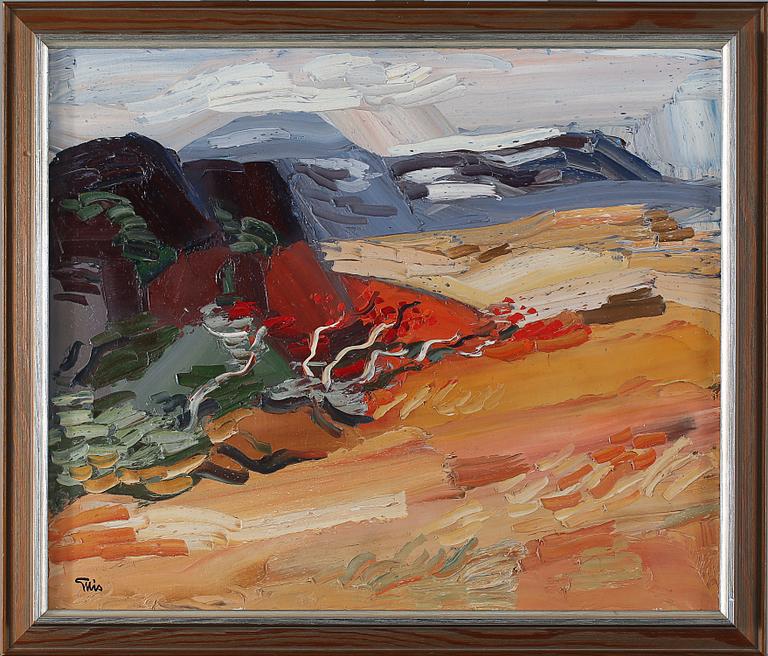 BENGT ELLIS, olja på duk, signerad.