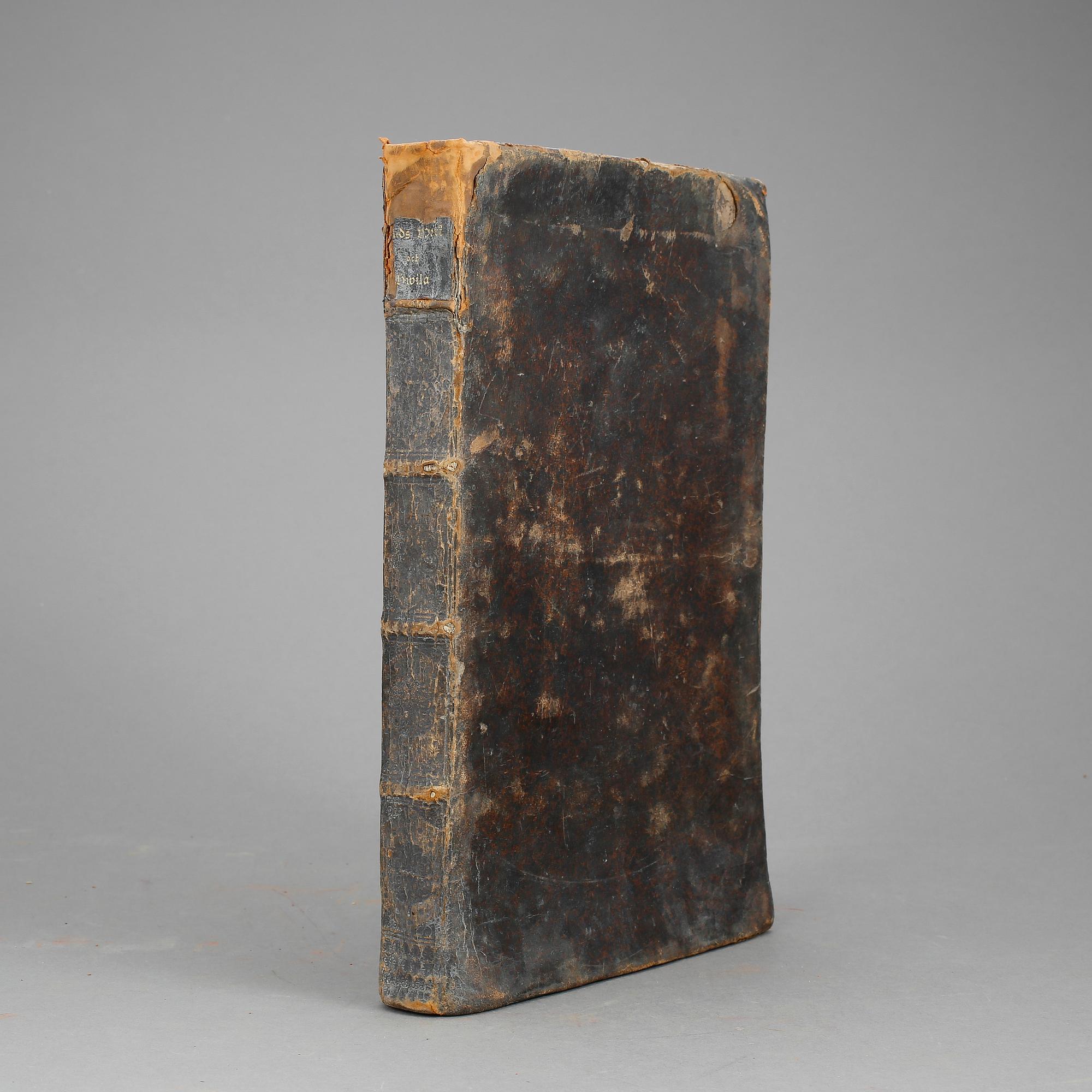 HAQVIN SPEGEL, Guds Werk och Hwila thet år hela Werldenes undersamma Skapelse..., Stockholm 1685.