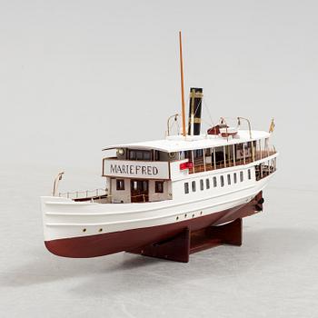 BÅTMODELL, "S/S Mariefred", omkring 2000.