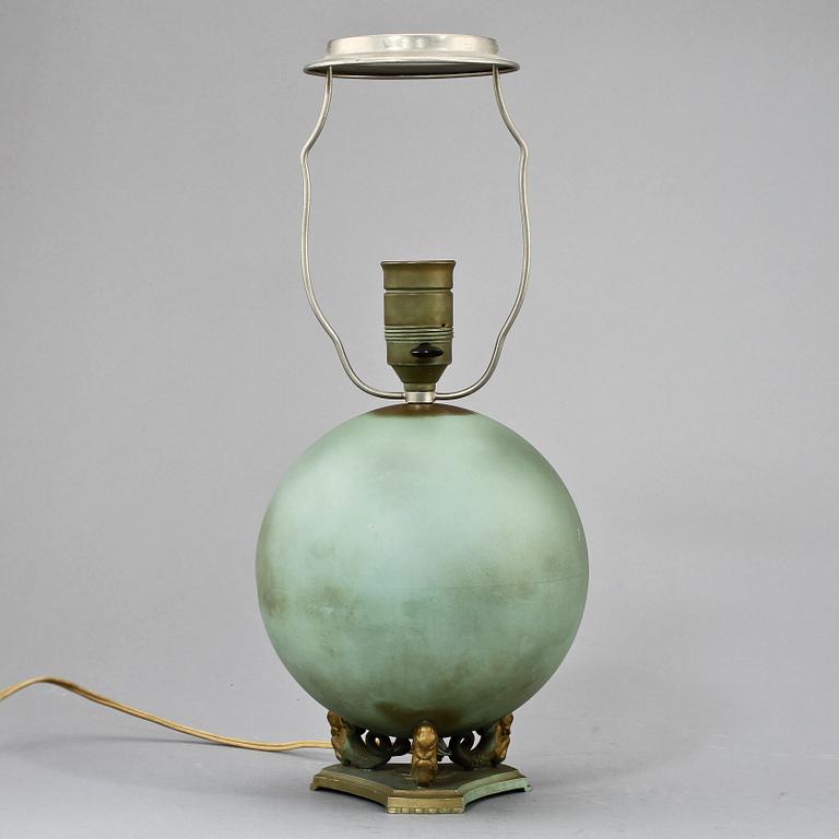 BORDSLAMPA, art déco, 1900-talets första hälft.