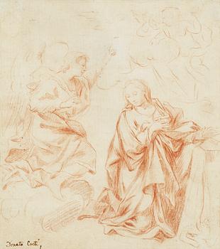 468. Donato Creti Attributed to, Annunciation.