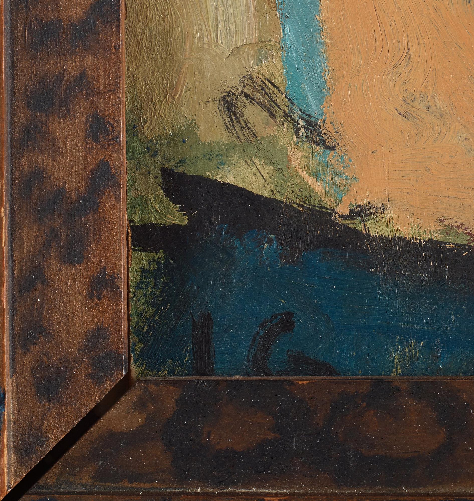 Isaac Grünewald, Self portrait.