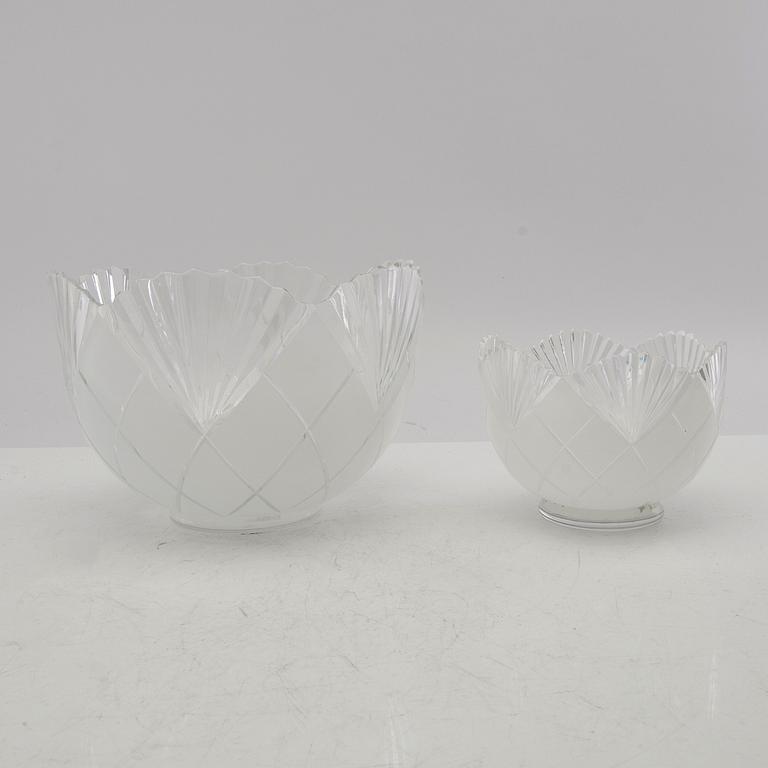 Berit Johansson, 2 signed bowls.