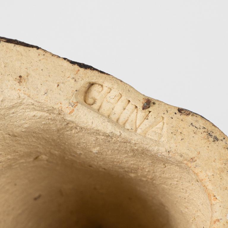 Figuriner, fem stycken, keramik. Kina, 1900-tal.