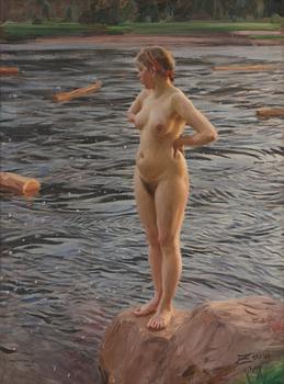 654. Anders Zorn, "Flottar Maja".