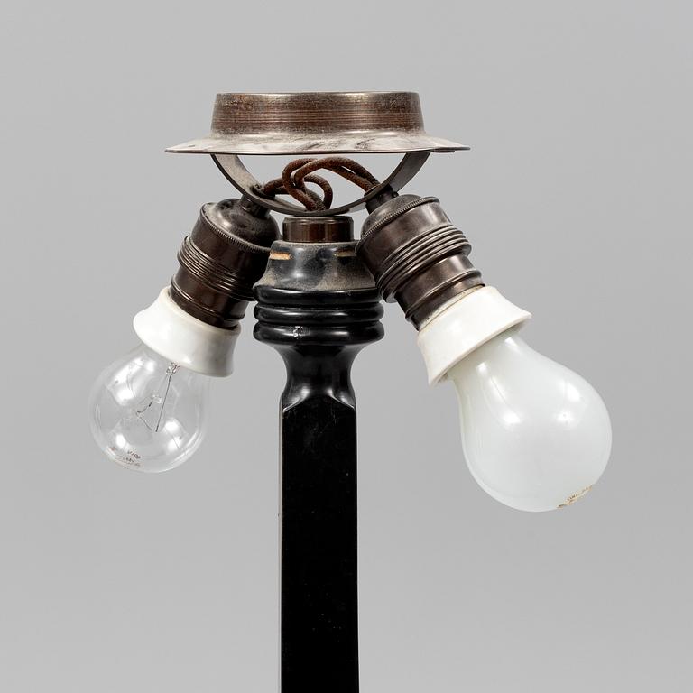 A 1930s art déco floor light.