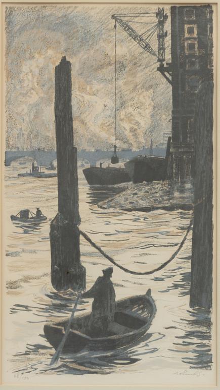 Roland Svensson, "Upper pool Thames".