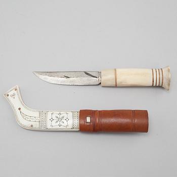 A knife by Johan Fankki, signed JF.