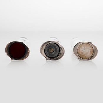 Tapio Wirkkala, Maljakoita, 3 kpl, TW 36, hopeaa, Kultakeskus, Hämeenlinna 1965, 1970 ja 1979.