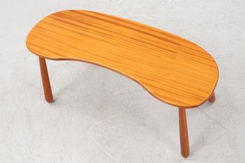 Josef Frank, a model 1034 mahogany 'Mjölkpallen' stool, Firma Svenskt Tenn, Sweden, post 1985.
