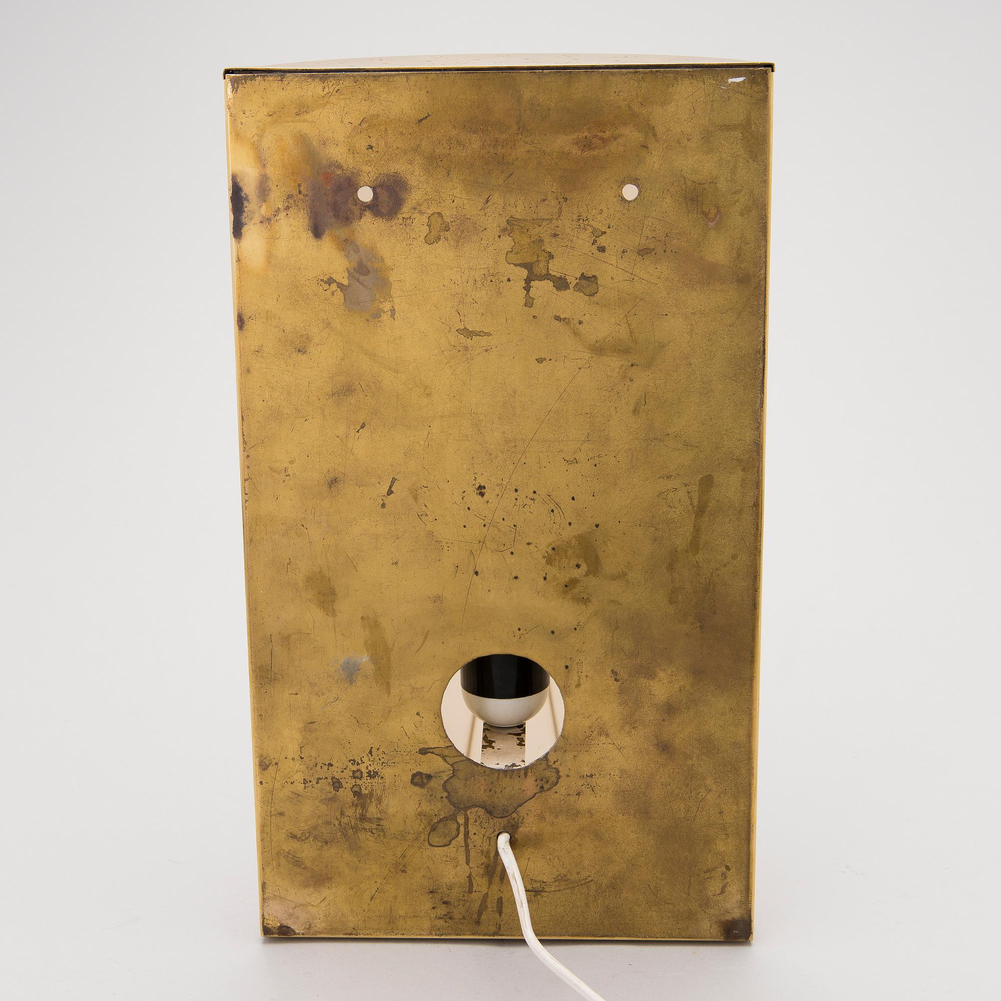A mid 20th century '3061' wall light for Stockmann Orno, Finland.