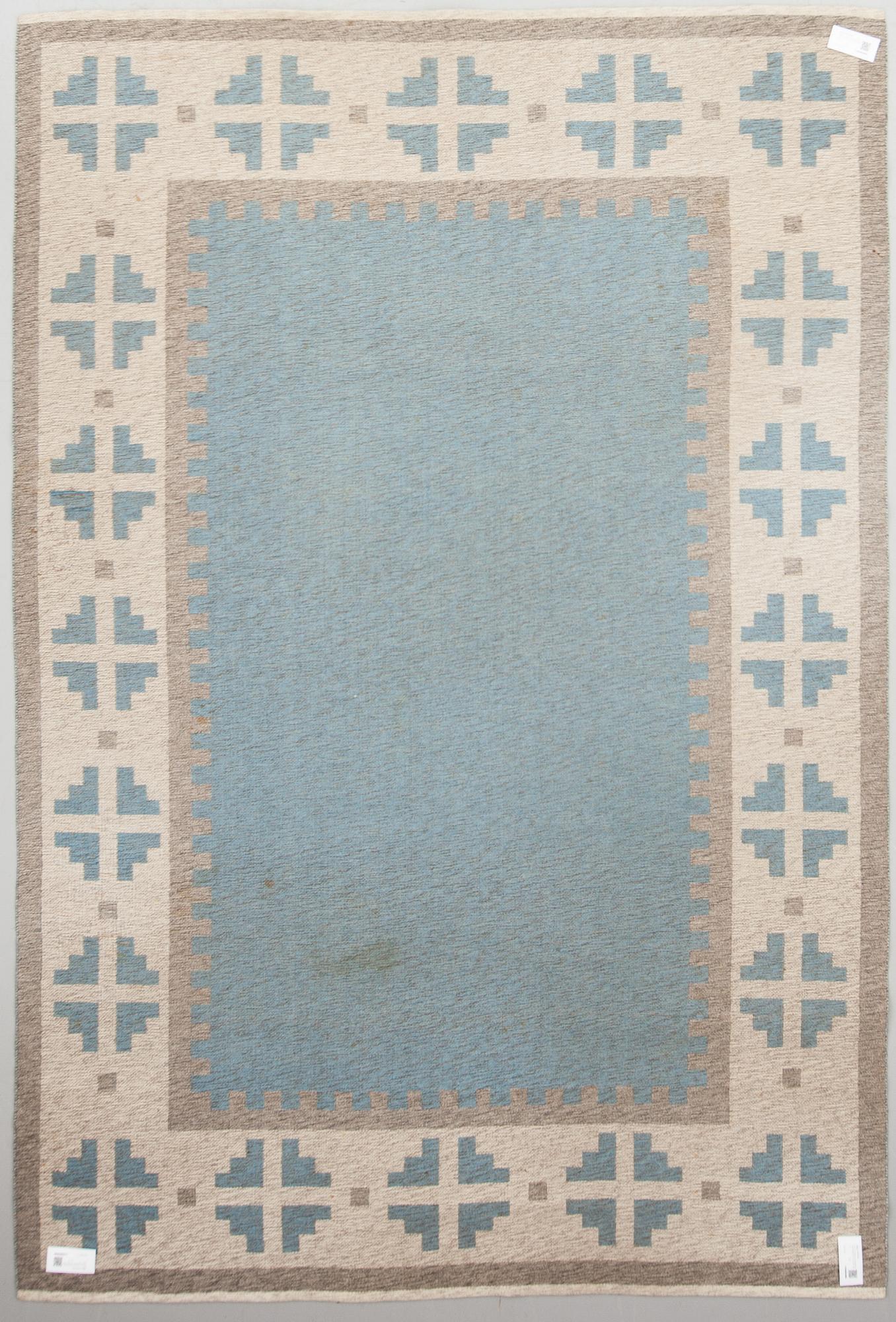 MATTA, rölakan, dubbelsidig. 1900-talets mitt. Ca 280 x 192 cm.
