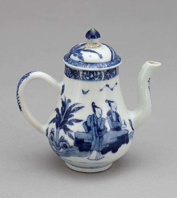 KANNA MED LOCK, porslin, Kina, Qianlong (1736-95).