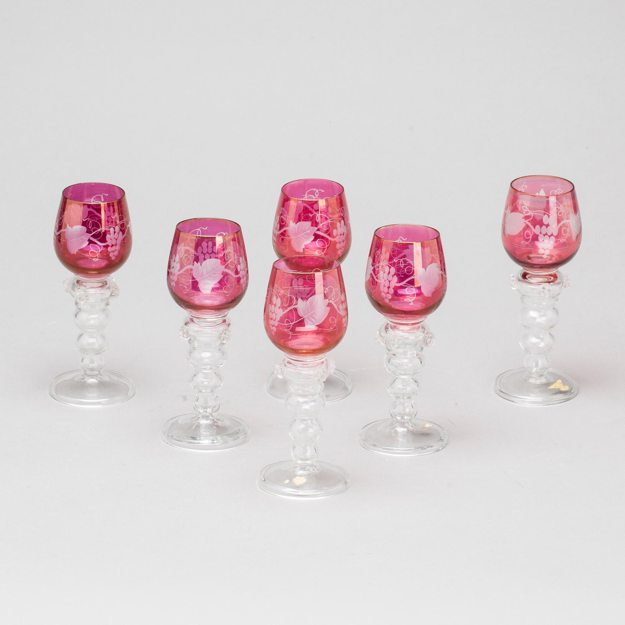 REMMARE, glas, 10 st. Gullaskruf. 1900-talets mitt.