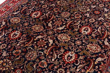 Carpet, semi-antique Ghom / Veramin, approx. 312 x 210 cm.