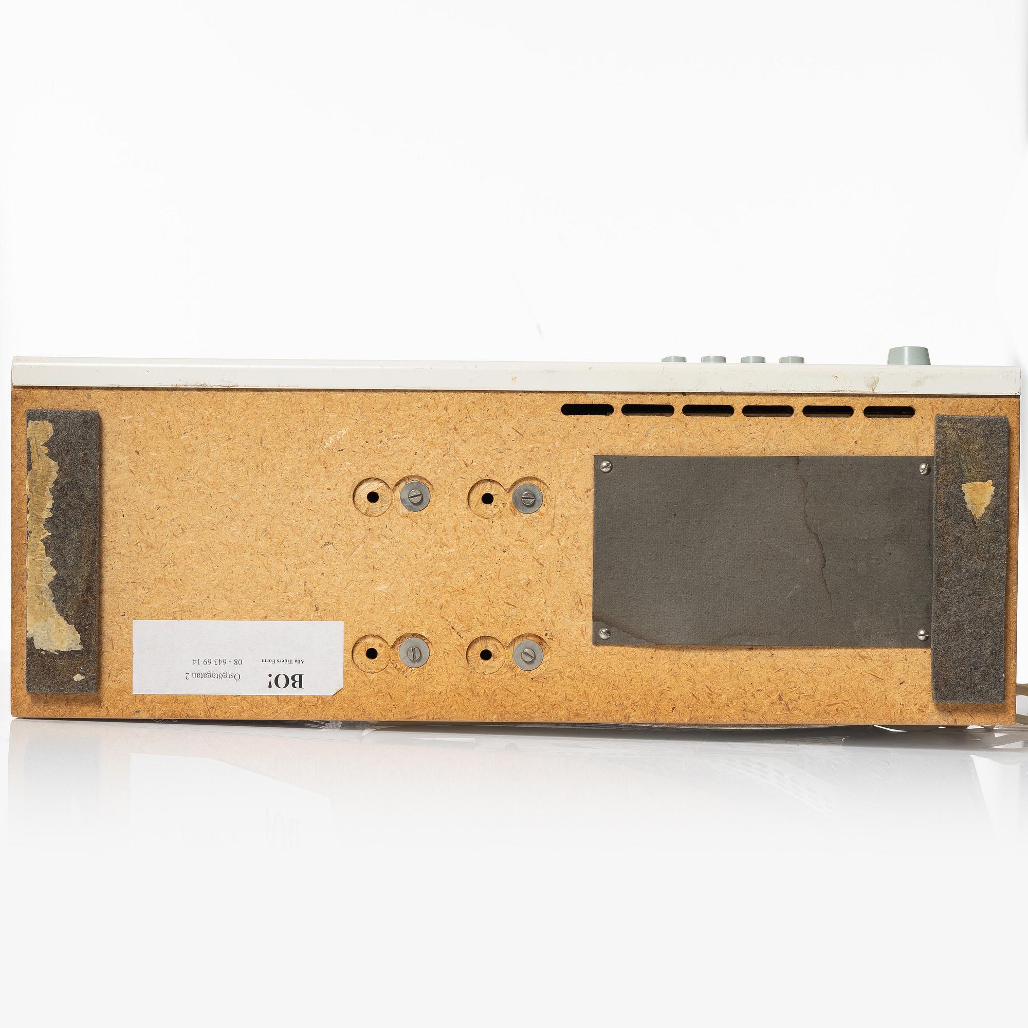 Dieter Rams, radio "Tischsuper - RT20 S", formgiven 1961.