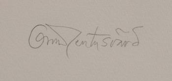 OSCAR REUTERSWÄRD, färglitografier, 2 st, sign o numr 1/200 samt EA.