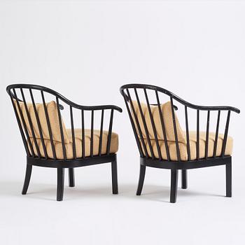 Otto Schulz, a pair of armchairs, Boet, Gothenburg 1930s-40s.