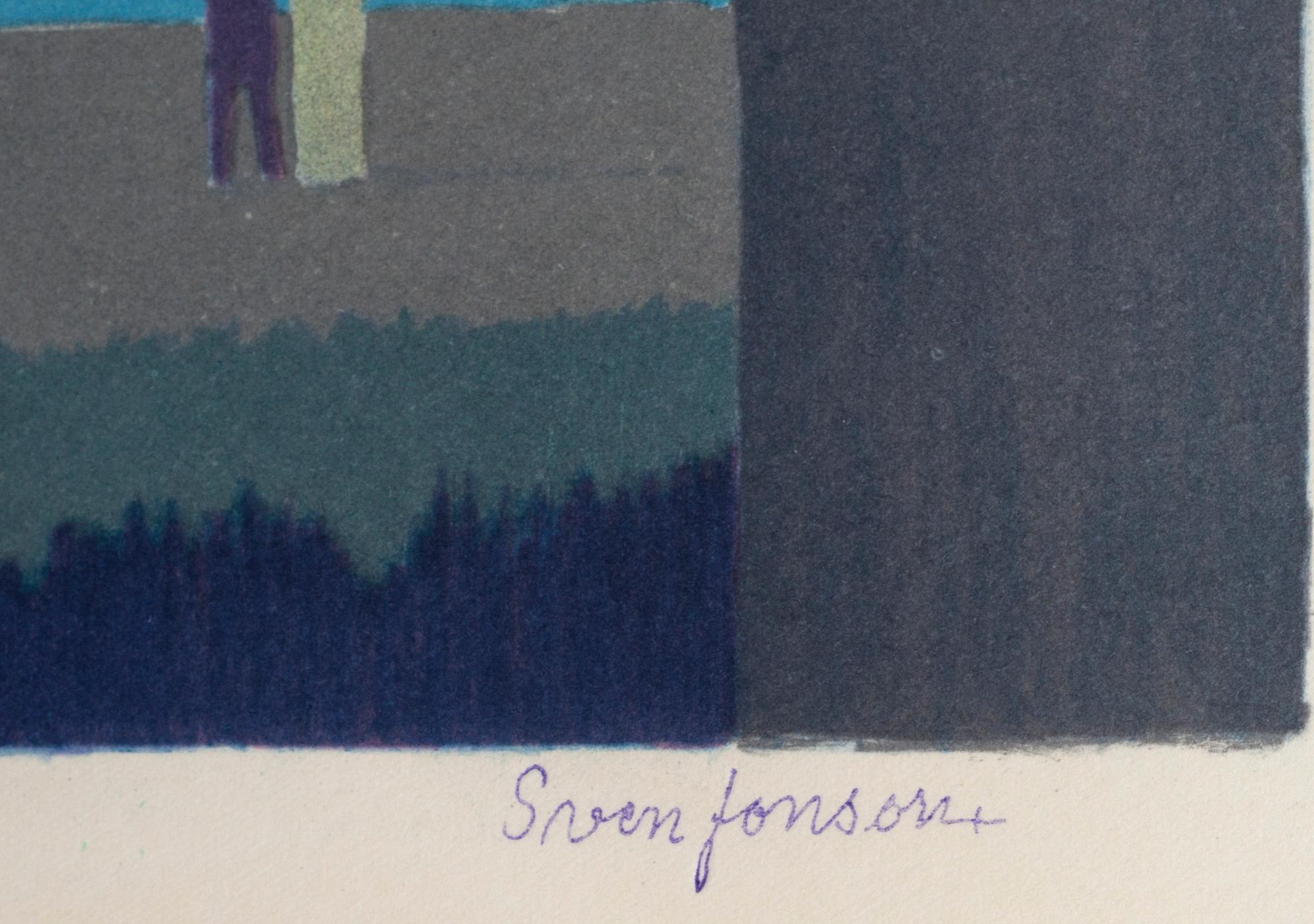 SVEN JONSON, mapp med 5 färglitografier, signerade och numrerade 201/390.