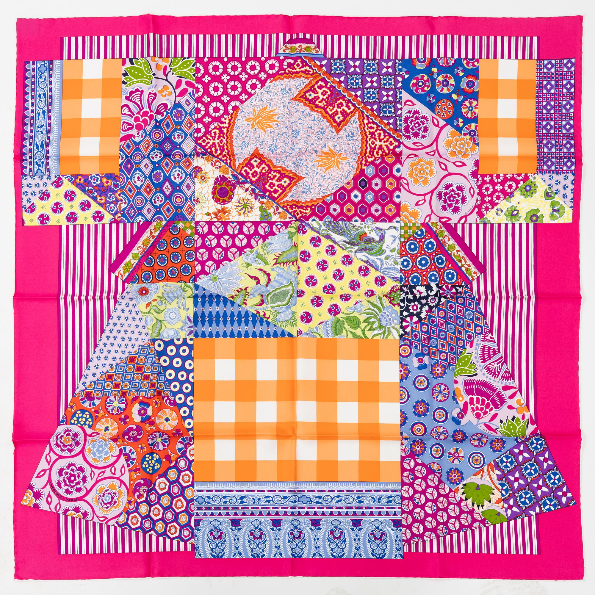 Hermès, scarf, "L'Art du Sarasa", 2021.
