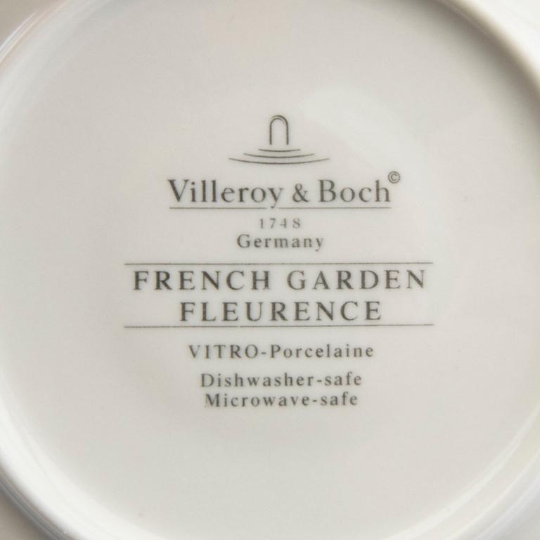 Service, 73 pieces, porcelain, "French Garden Fleurence", Villeroy & Boch, Germany.