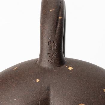 Tekannor, fyra stycken, yixing, Kina, 1980-/90-tal.