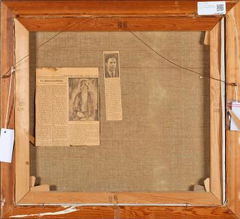 FOLKE ANDREASSON, olja på duk, signerad och daterad -35.