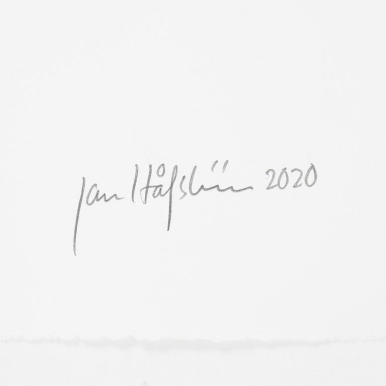 Jan Håfström, etching in colours, 2020, signed 45/50.