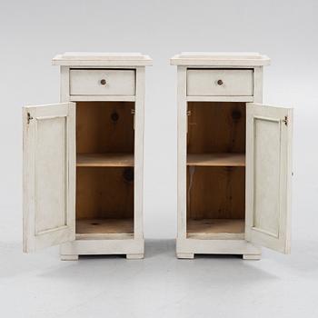 Sängbord, ett par, 1900-talets första hälft.