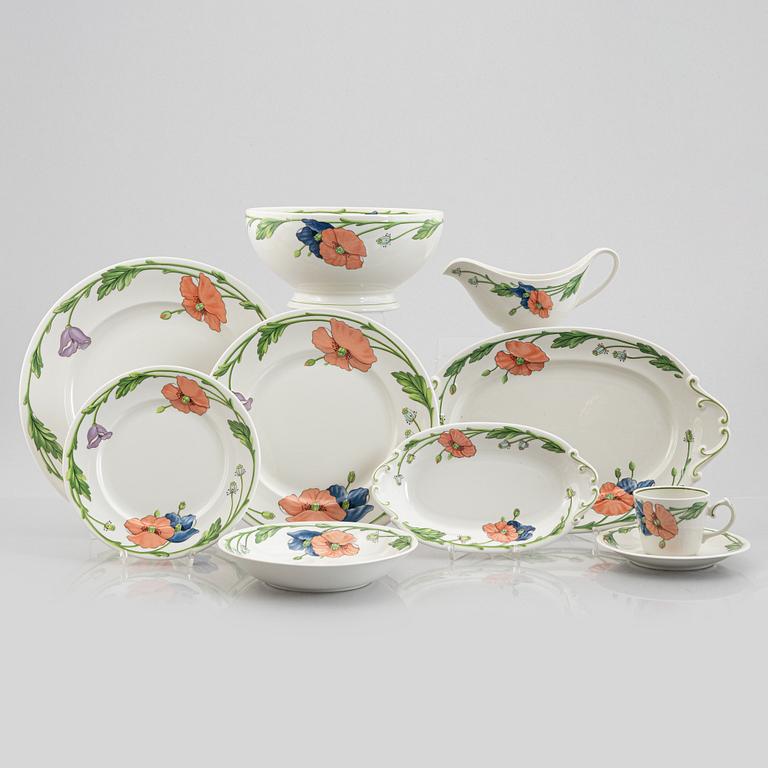 Matservis, "Amapola",  45 delar, Villeroy & Boch.