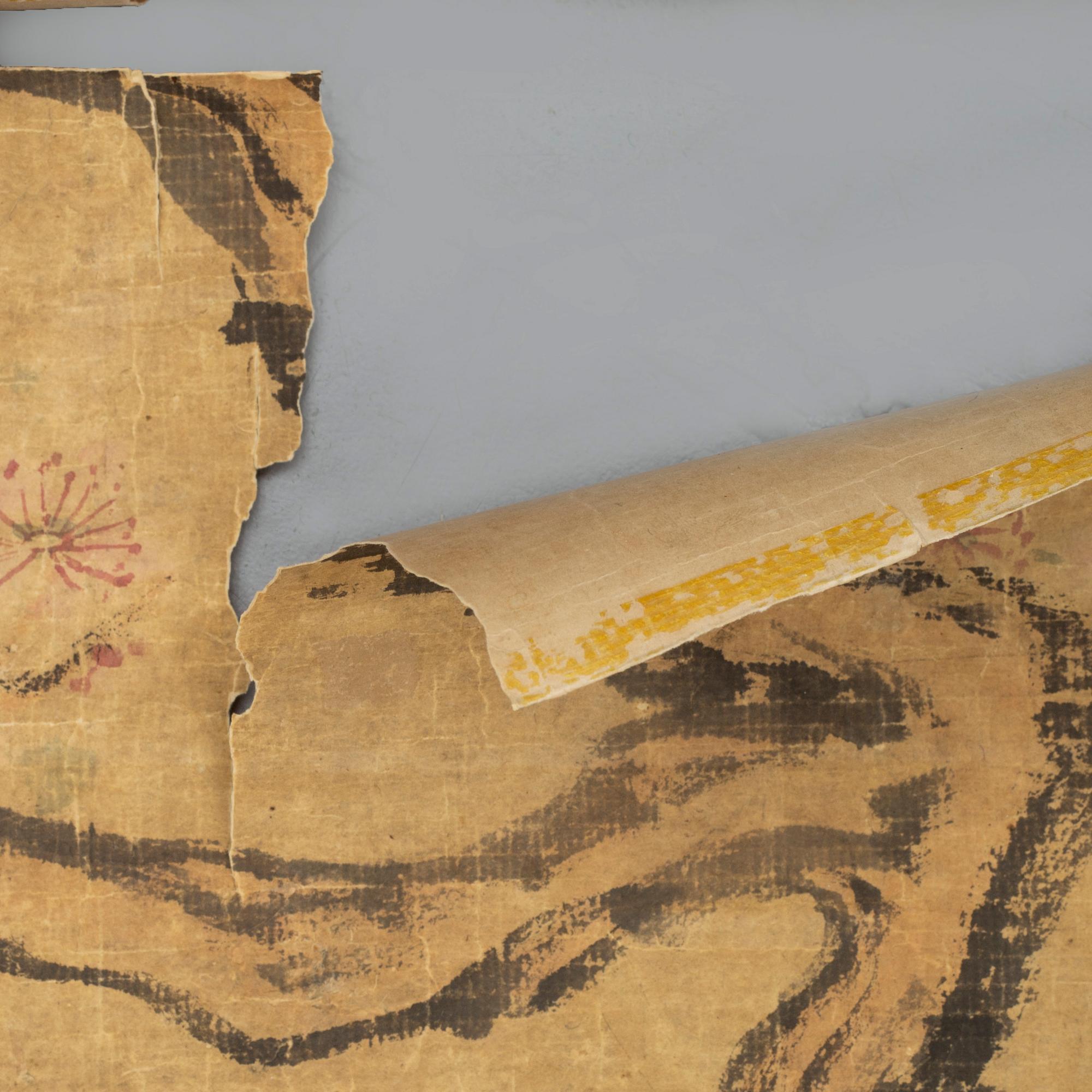 OIDENTIFIERAD KONSTNÄR, tusch och färg på papper. Qingdynastin, 1800/1900-tal.