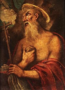 1065. Paris Bordone Circle of, Saint Jerome.