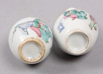 PARTI PORSLIN, 4 delar, 1800/1900-tal.