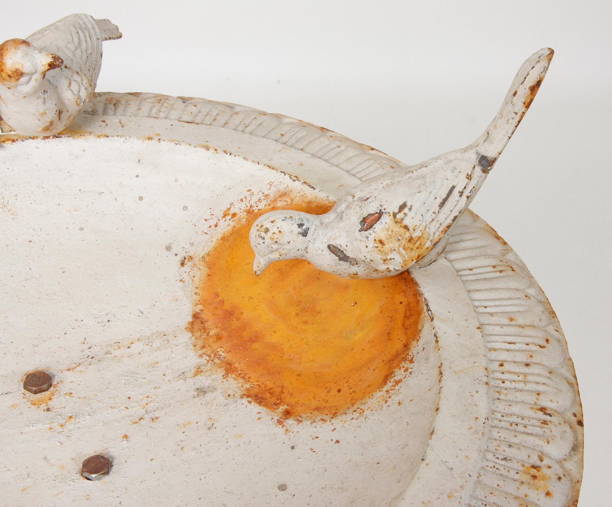 FÅGELBAD, gjutjärn, 1900/2000-tal.