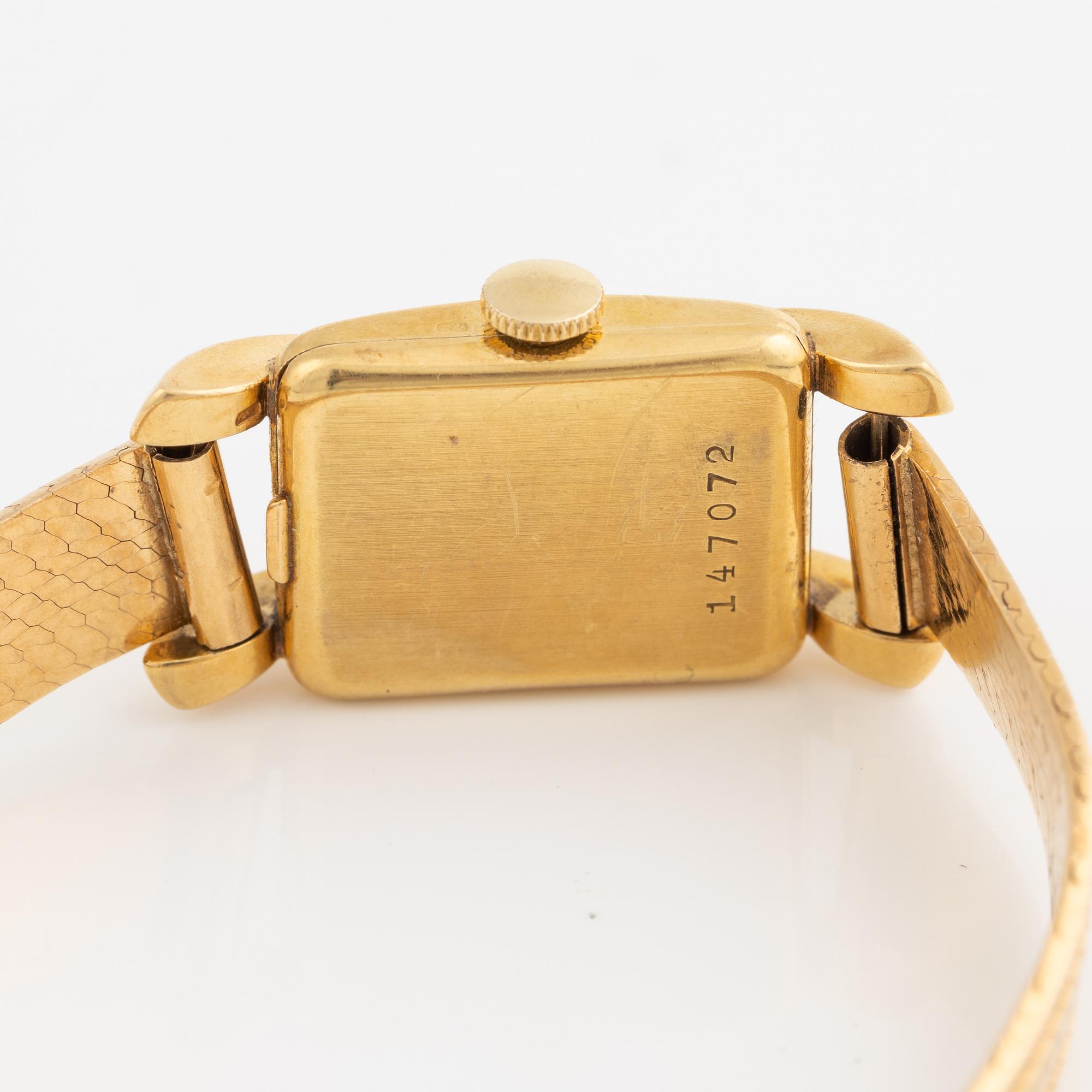 Revue, wristwatch, 17 x 21 (32) mm.