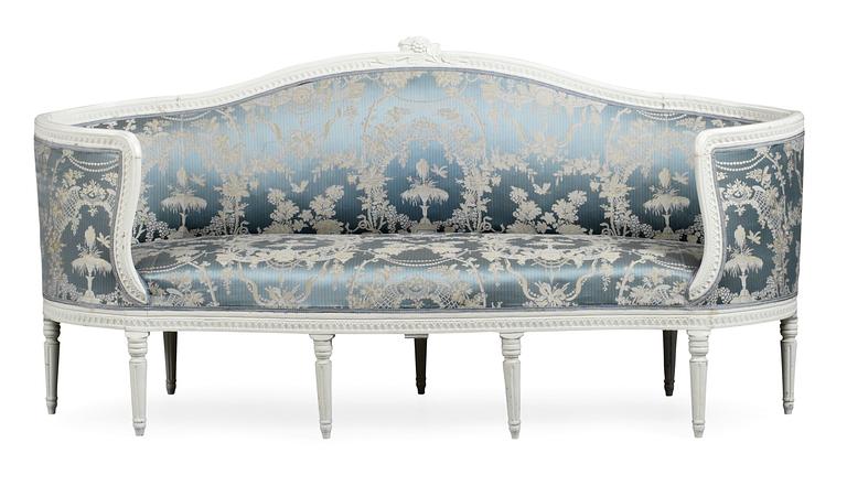 A Gustavian sofa.