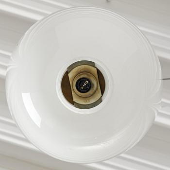 Harald Notini, a pair of ceiling lamps model 11472, Arvid Böhlmarks Lampfabrik, Stockholm, 1940s.