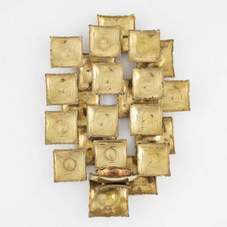 Claës E. Giertta, a brass wall sconce, second half of the 20th Century.
