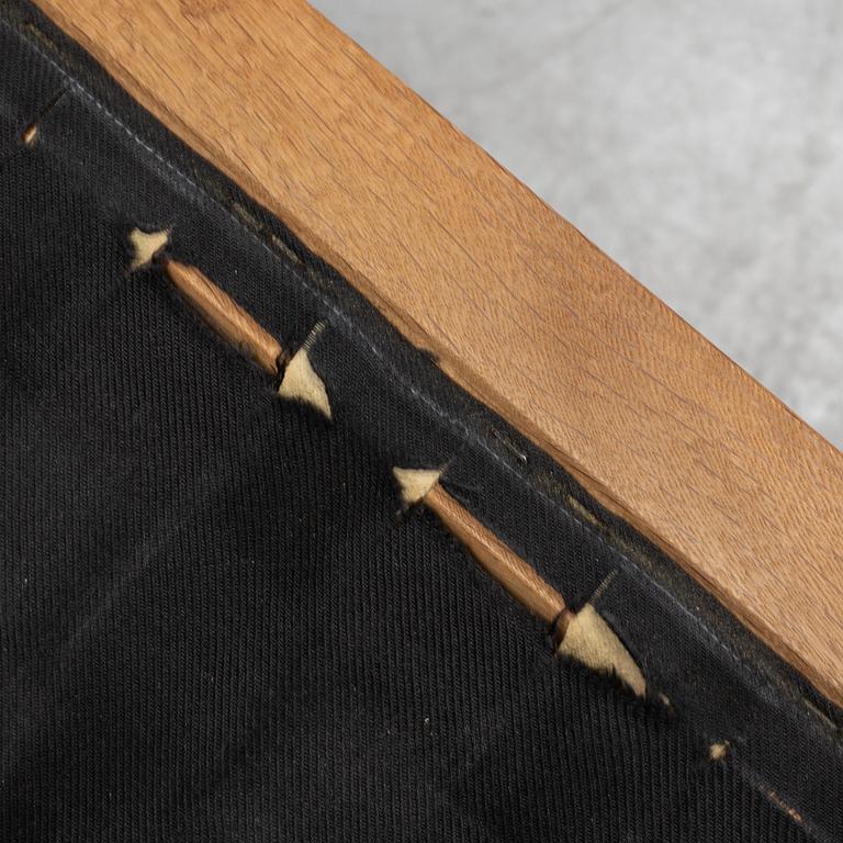 Børge Mogensen, a 'Sled' oak easy chair, Frederica Stolefabrik, Denmark.