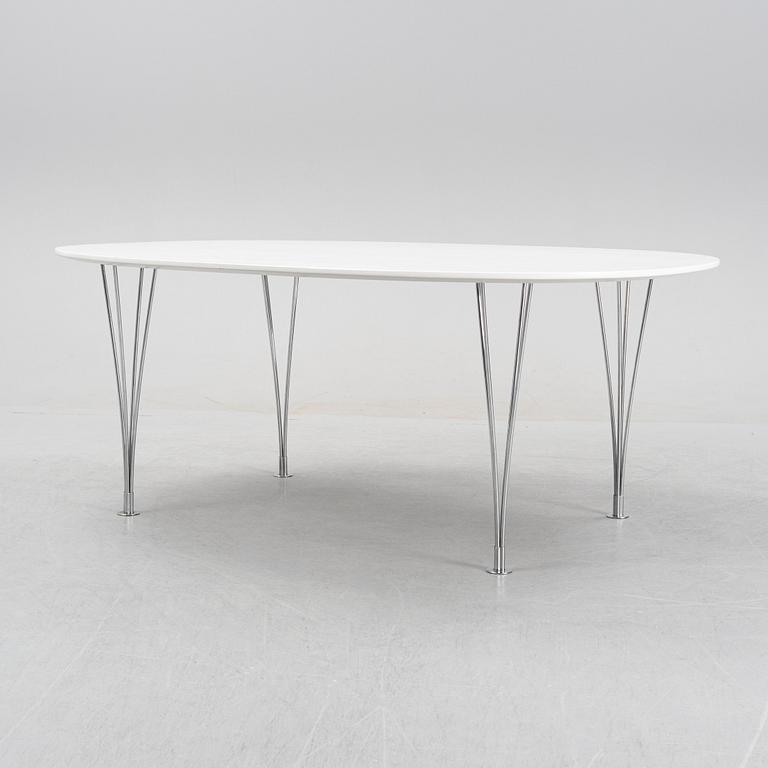 Bruno Mathsson & Piet Hein, a 'Superellips' dining table, Mathsson International, Värnamo.